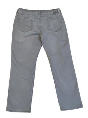 Dockers Men's Straight Fit Jean Cut Khaki All Seasons Tech Pants Gray 34 x 27.5
